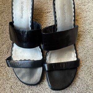 Liz Claiborne Women's Black Sandals